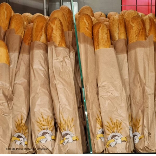 Saco Sanfonado para Baguete 33x50